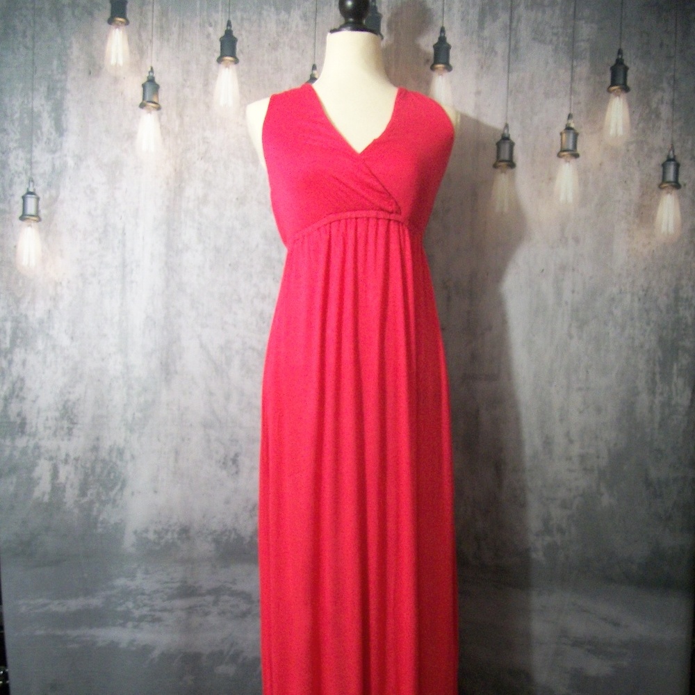 Pure Hype Red Maxi Dress Size Medium